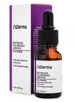 J'sDerma High-Concentration Ampoule for Eye Wrinkle and Fine Line Improvement Returnage Eye Wrinkle Ampoule 15ml  - Image 3