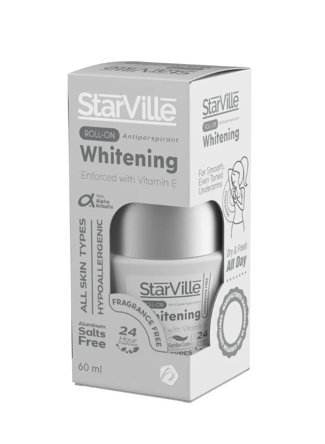 starville Whitening Roll On Fragrance Free 60 ml - Image 3