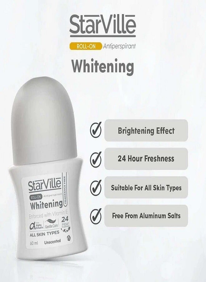 starville Whitening Roll On Fragrance Free 60 ml - Image 2