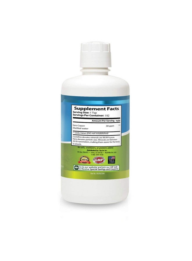 NutriNoche Pure Crystalline Liquid Copper Supplement 30 Ppm Colloidal Minerals - Image 4