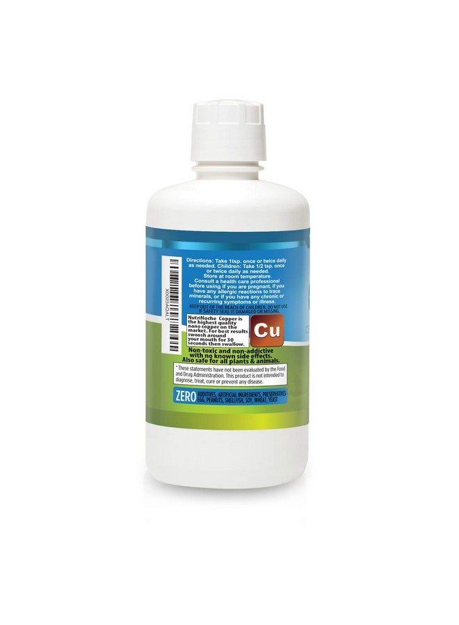 NutriNoche Pure Crystalline Liquid Copper Supplement 30 Ppm Colloidal Minerals - Image 3