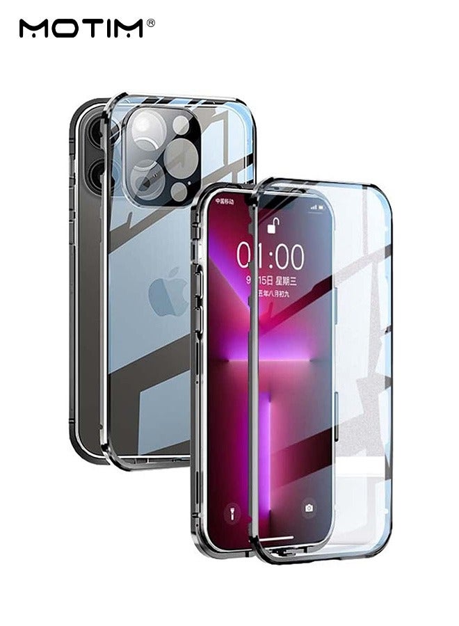 Motim Phone Case for iPhone 14/14 Pro/14 Plus/14 Pro Max, Top-Grade Yellowing-Resistant Anti-Drop Protection Shockproof Heavy Duty Case with Screen Protector Film and Camera Lens Film 3 in 1 - Image 1