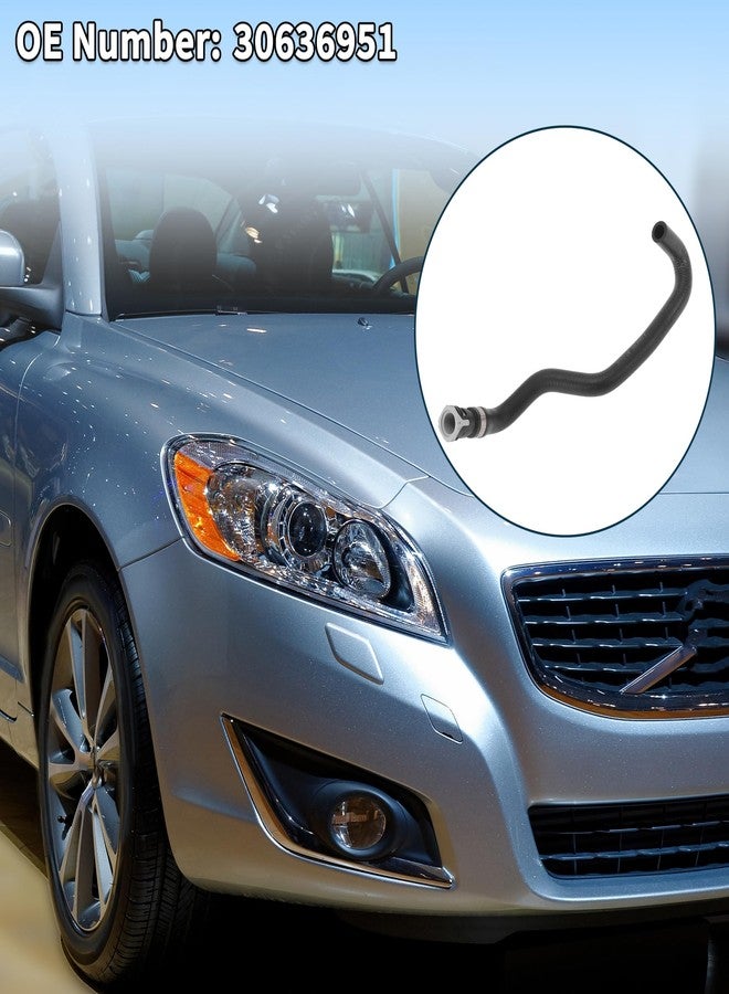 REPAIROCK Radiator Hose Heater Hose No.30636951 for Volvo S40 2004-2011 Black Rubber 1 Pc Warm Air Inlet Pipe Good Sealing - Image 3