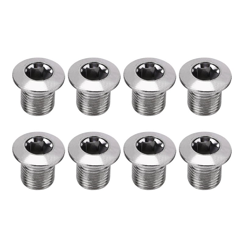 8Pcs/Pack Mountain Road Bicycles Chain Wheel Crankset Locking Screws Bolts Parts - Image 1