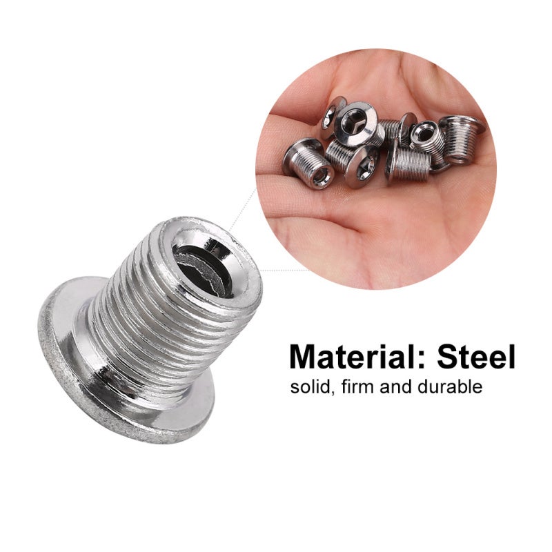8Pcs/Pack Mountain Road Bicycles Chain Wheel Crankset Locking Screws Bolts Parts - Image 5