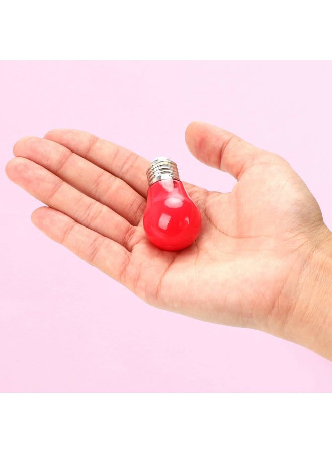 RONRONS 20 Pieces Funny Light Bulb Shaped Lips Balm Tube, Small Empty Refillable Lips Gloss Bottles, DIY Cosmetics Lipstick Containers with Silver Cap, Travel Makeup Sample Holder,6ML - Image 5