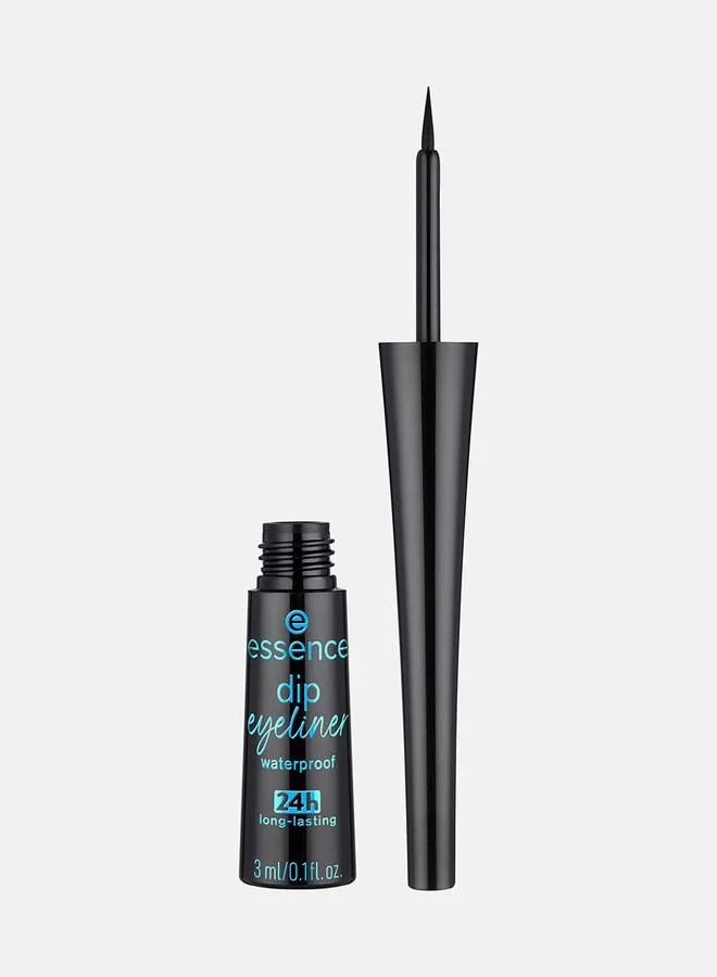 Essence Dip Eyeliner Waterproof 24H Long-Lasting, 01