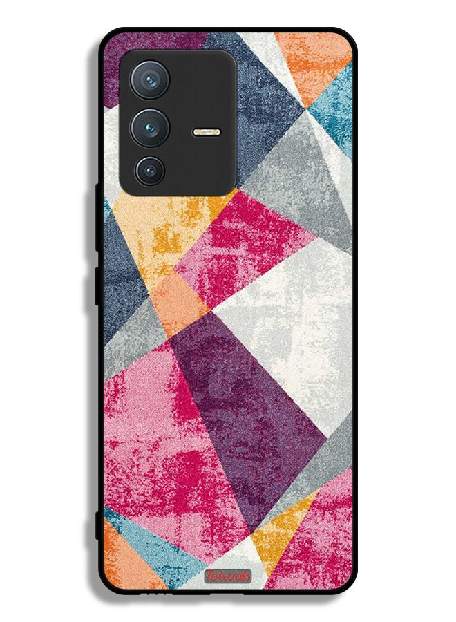 Tolwak غطاء حماية لهاتف Vivo S12 Pro 5G بنمط طلاء - Image 1