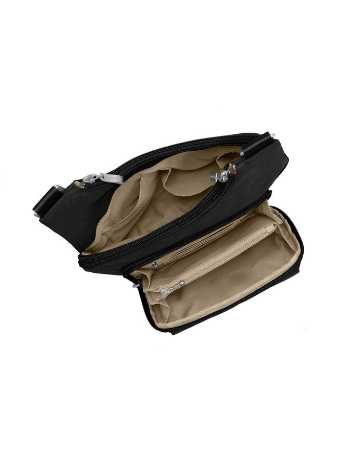 Baggallini Criss Cross Crossbody Bag (One Size, Black Sand) - Image 4