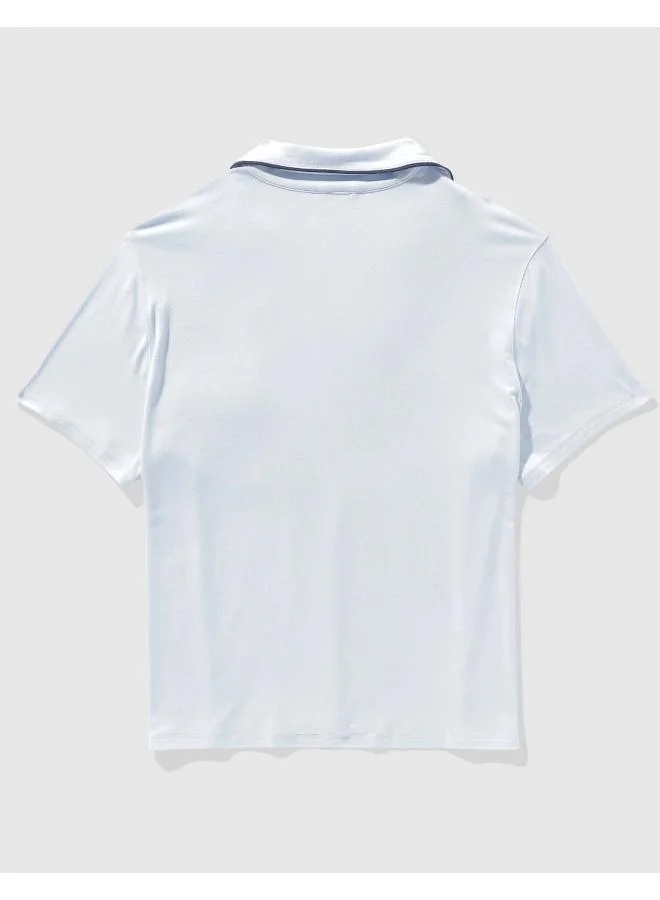 آري من امريكان ايجل Aerie Real Soft® Short Sleeve Pajama Shirt