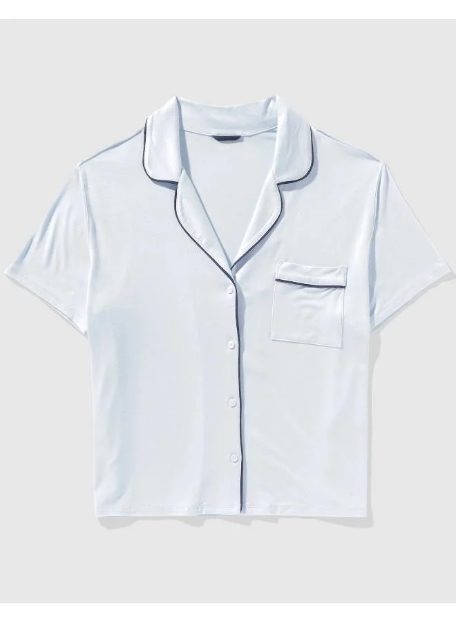 Aerie Aerie Real Soft® Short Sleeve Pajama Shirt