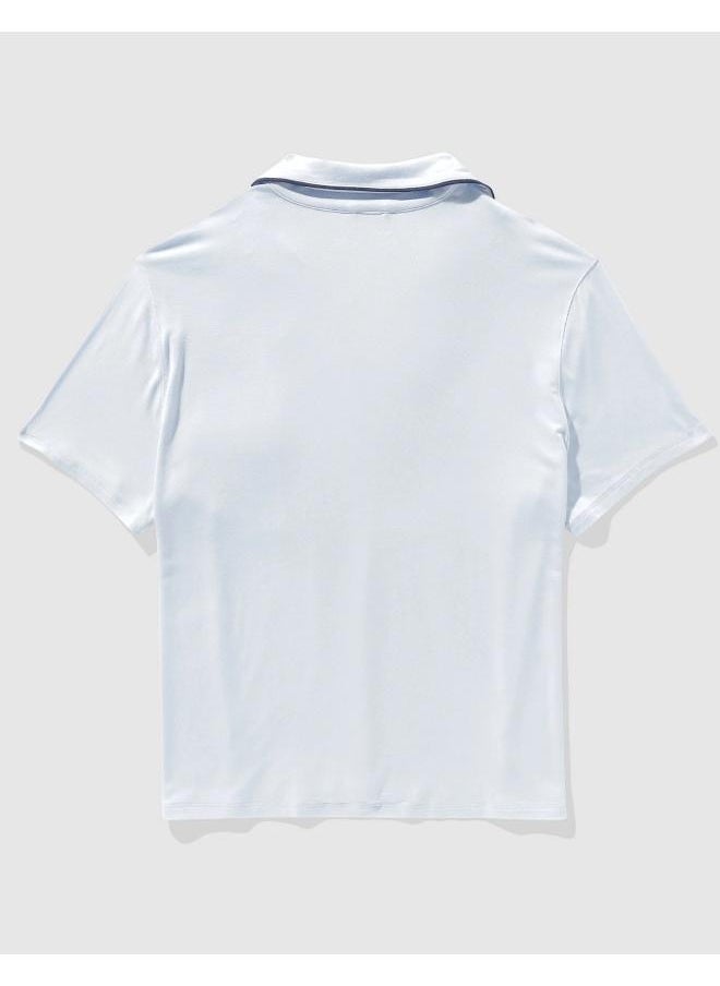 Aerie Aerie Real Soft® Short Sleeve Pajama Shirt  - Image 4