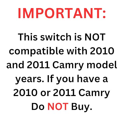 SWITCHDOCTOR Window Switch for 2007, 2008, 2009, 2012, 2013, 2014 Toyota Camry (84820-06061) NOT for 2010 & 2011 - Image 2