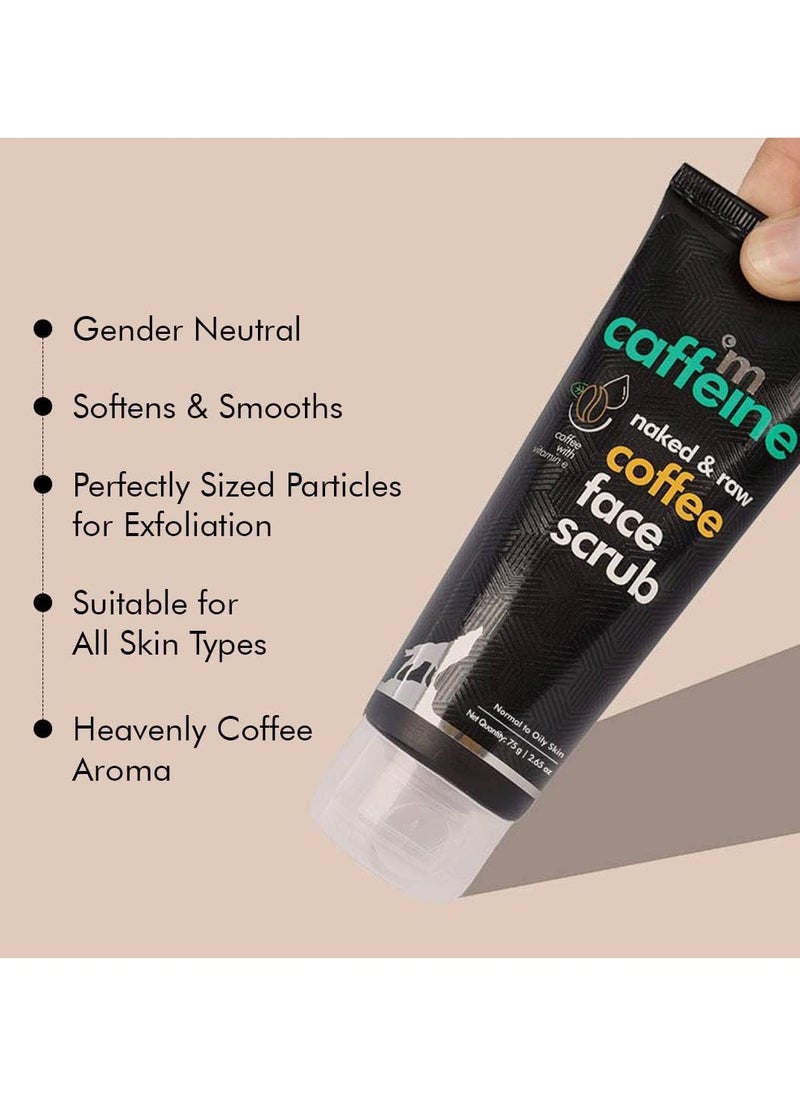 MCaffeine mCaffeine Espresso Coffee & Walnut Face Scrub for Women & Men | Exfoliate Scrub for Face - Removes Blackheads & Whiteheads, Tan Removal, Polishes for a Soft & Smooth Skin - Natural & Vegan 75gm  - Image 3