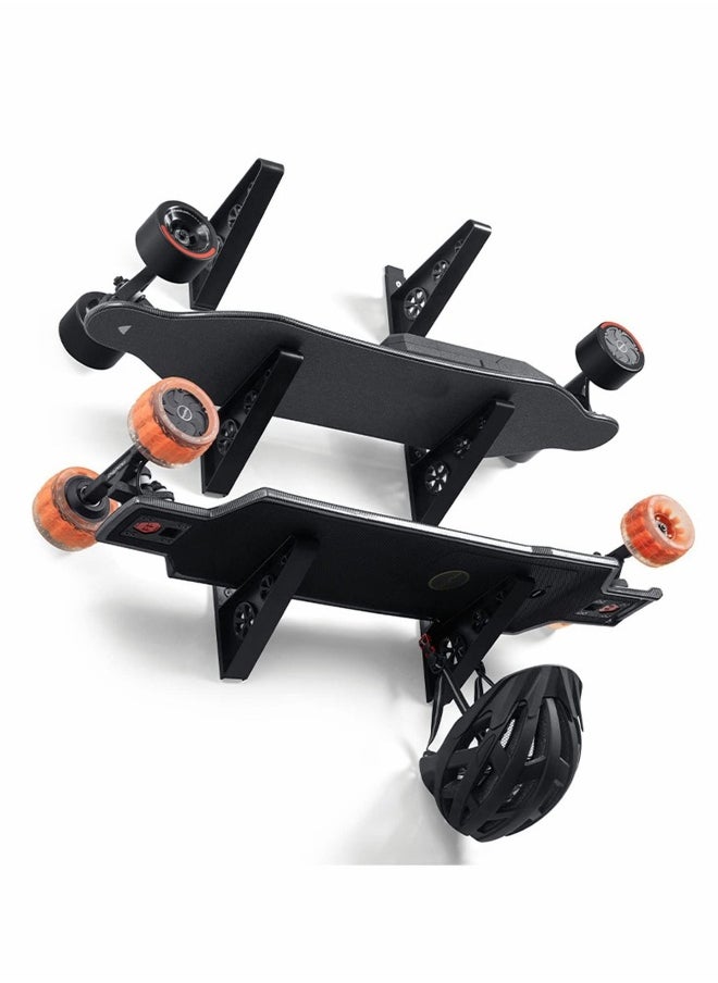 Generic - Skateboard Hangers, 2 Pcs Skateboard Stand Disply Storage Wall Hanger Rack Wall Mount Premium Ski Hanger - Image 1