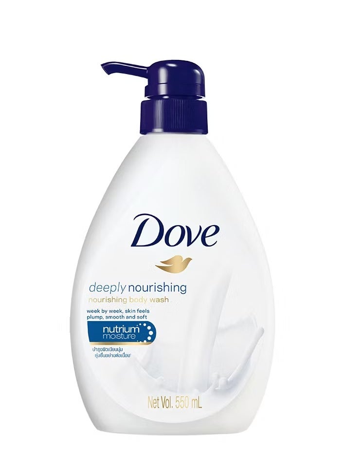Dove Dove Body Wash  Deeply Nourishing 550 ml  - Image 1