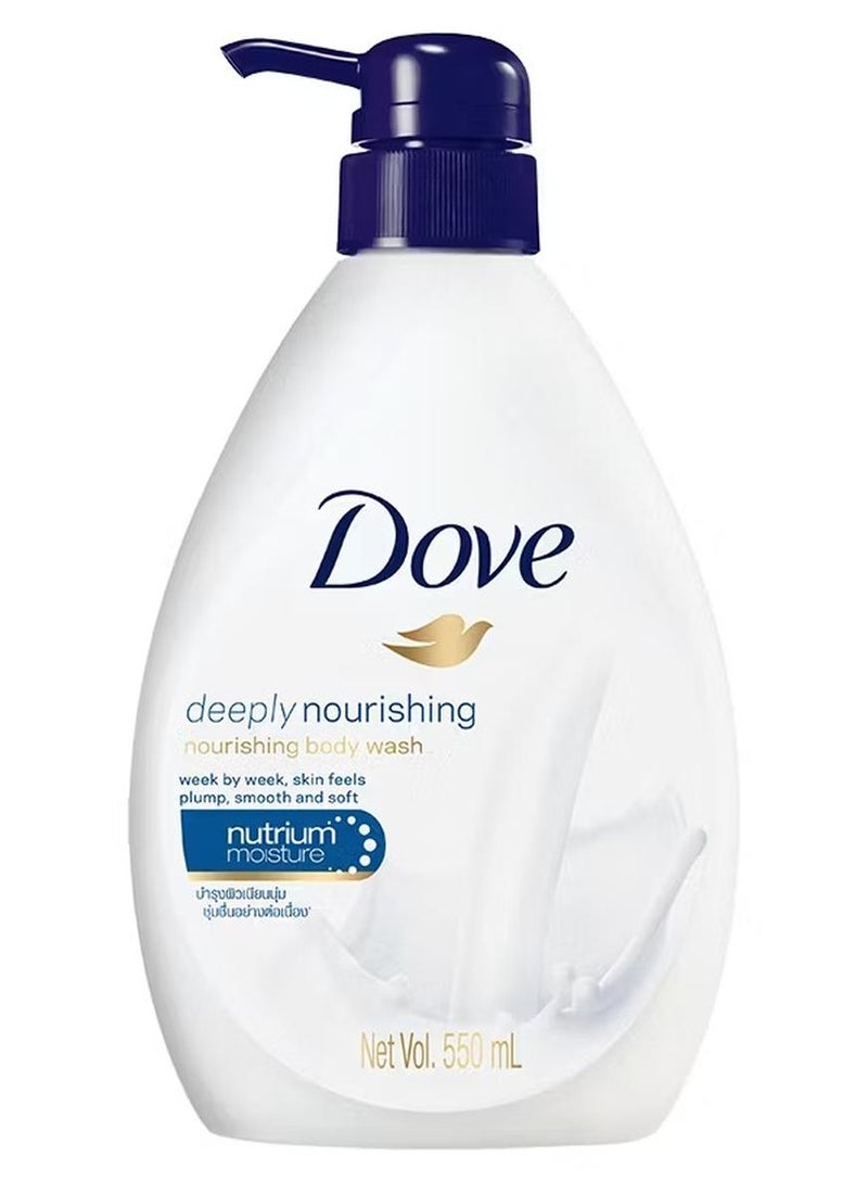 Dove Body Wash  Deeply Nourishing 550 ml - Image 1