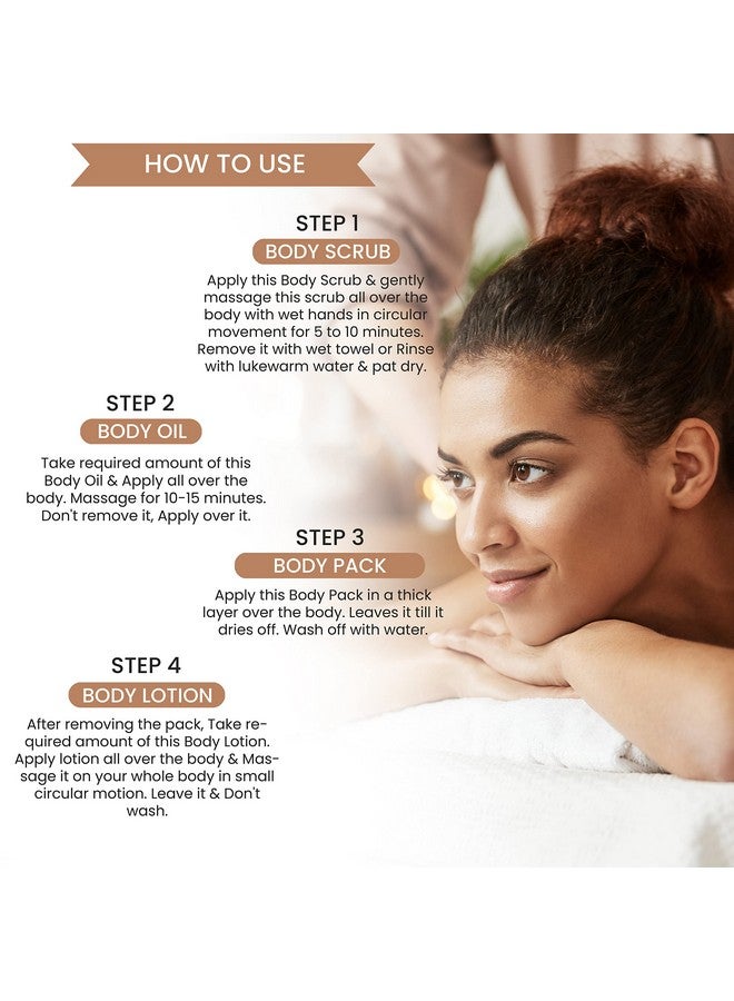 Herbal Tree Body Polishing Massage Kit Spa Treatment For Body Toning, Instant Whitening, Tan Removal, Deep Moisturization | Women & Men (950 G) - Image 3