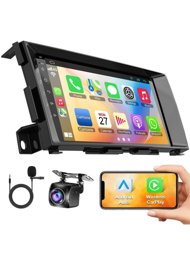 electrosmart 4G+64G Car Radio Stereo for Nissan Altima 2013-2018, with Wireless Carplay&Android Auto, Android 13 Support Bluetooth/Voice Control/GPS/WiFi/SWC/FM, 9 Inch IPS Touch Screen, Backup Camera - Image 1
