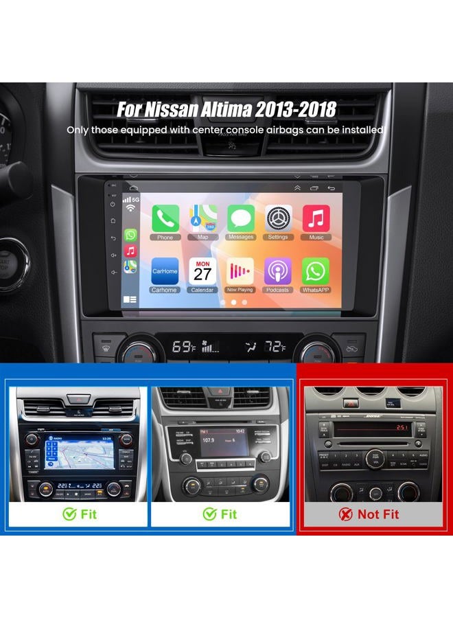 electrosmart 4G+64G Car Radio Stereo for Nissan Altima 2013-2018, with Wireless Carplay&Android Auto, Android 13 Support Bluetooth/Voice Control/GPS/WiFi/SWC/FM, 9 Inch IPS Touch Screen, Backup Camera - Image 2