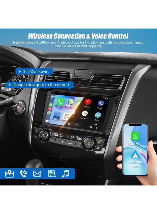 electrosmart 4G+64G Car Radio Stereo for Nissan Altima 2013-2018, with Wireless Carplay&Android Auto, Android 13 Support Bluetooth/Voice Control/GPS/WiFi/SWC/FM, 9 Inch IPS Touch Screen, Backup Camera - Image 3