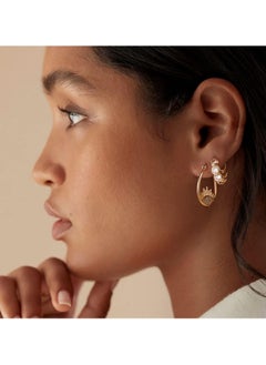 Mevecco Women Huggie Earrings Gold Hoop 14K Gold Filled Small Simple Handmade Hypoallergenic Everyday Jewelry  - Image 2