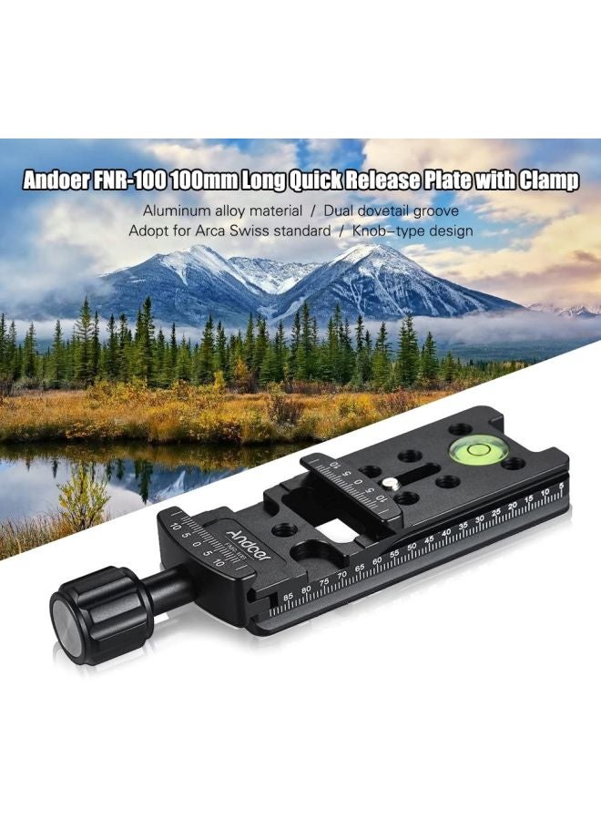 NIBEMINENT Quick Release Plate Tripod For Arca Swiss Standard Photography Accessories Black  - Image 4