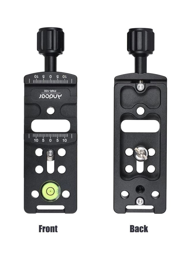 NIBEMINENT Quick Release Plate Tripod For Arca Swiss Standard Photography Accessories Black  - Image 5