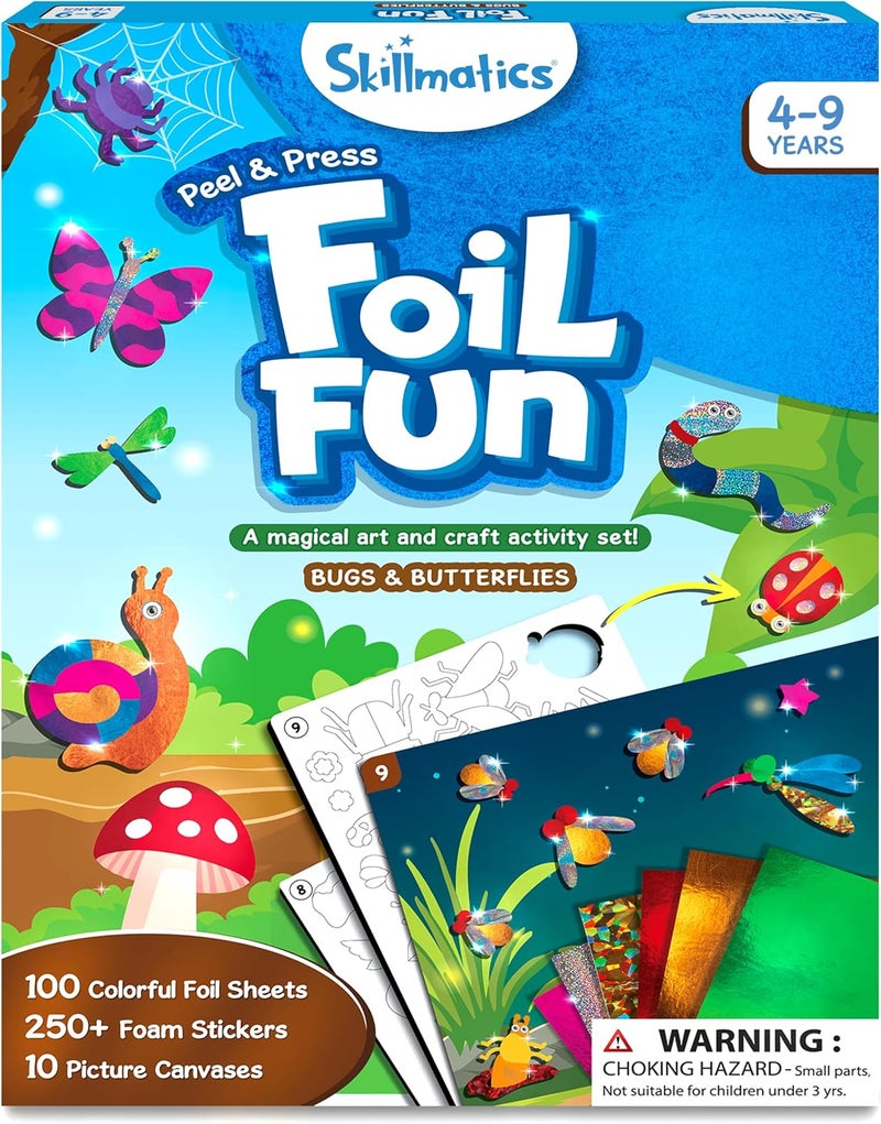 Skillmatics Foil Fun - Unicorns & Princesses, No Mess Art for Kids, Craft Kits & Supplies, DIY Creative Activity, Travel Toys, Gifts for Ages 4, 5, 6, 7, 8,  9 - Image 1