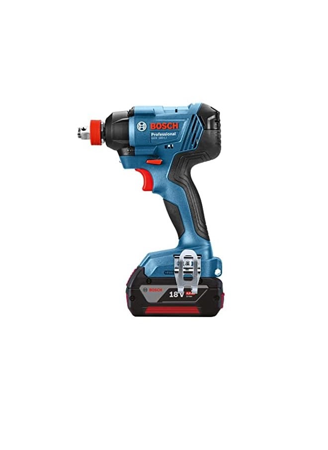 BOSCH - Gdx 180 Li Cordless Impact Driver/Wrench 18 Volt 180 Nm Torque 2800 Rpm High Impact Rate And Speed Open Frame Motor And Battery Cell Protection Ensuring A Longer Lifetime - Image 1