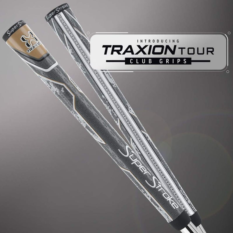 Super Stroke SuperStroke Traxion Tour Golf Club Grip, Digi Camo/Tan (Oversize) | Advanced Surface Texture That Improves Feedback and Tack | Extreme Grip Provides Stability and Feedback | Even Hand Pressure - Image 3