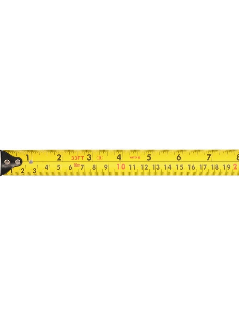 YATO Measuring Tape 10Mx25mm Double Blister Card YT-71146