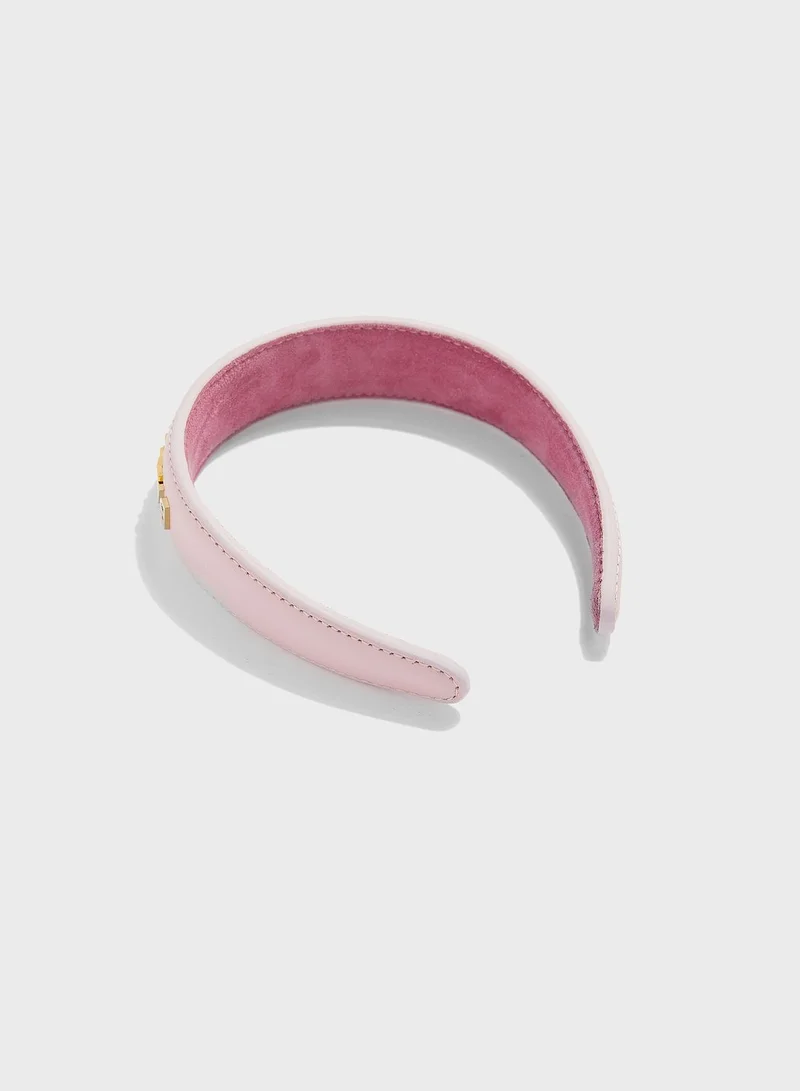 Balmain Paris Hair Couture Limited Edition Genuine Leather Headband
