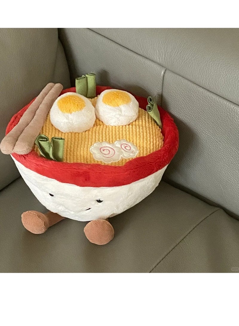 general Ramen doll jellycat plush doll cute Internet celebrity holiday gift for girl boy birthday holiday gift (15cm) - Image 2