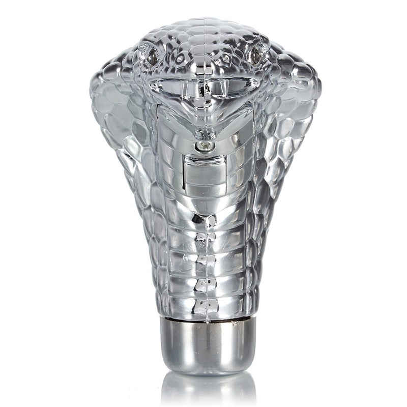 Red Car Gear Knob: ABS Material High-quality Long-lasting - Chic Cool Appearance Snake Shape Knob for Car Interior Modification Enthusiasts - Image 1
