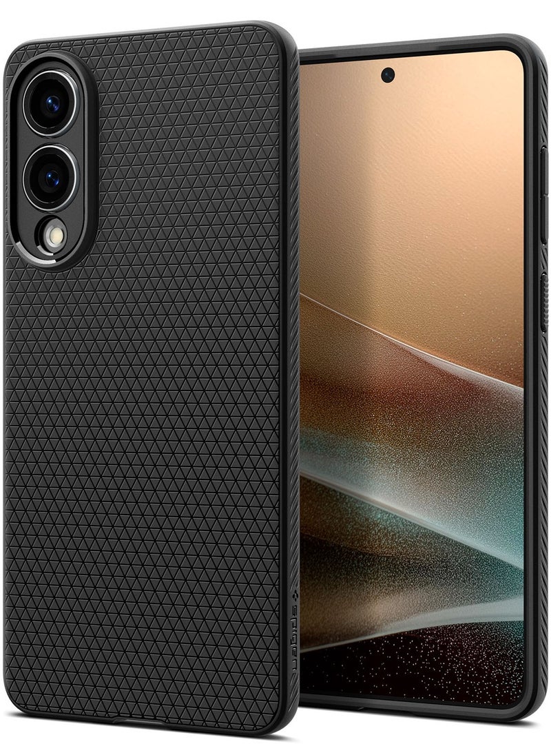Spigen Liquid Air Samsung Galaxy S25 EDGE Case Cover (2025) - Matte Black  - Image 1