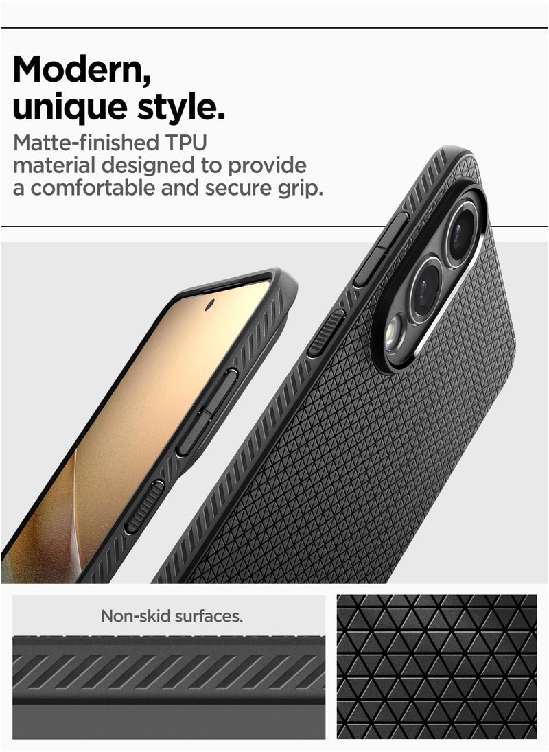 Spigen Liquid Air Samsung Galaxy S25 EDGE Case Cover (2025) - Matte Black  - Image 4