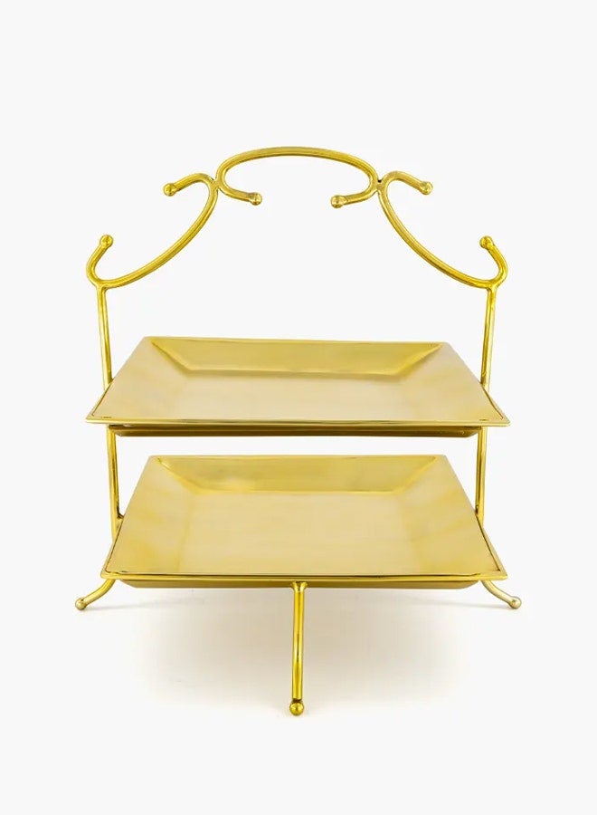 2XL Home Two-tier Fruit Stand for Table Setting 63 x 37 x 40 cm  - Image 2