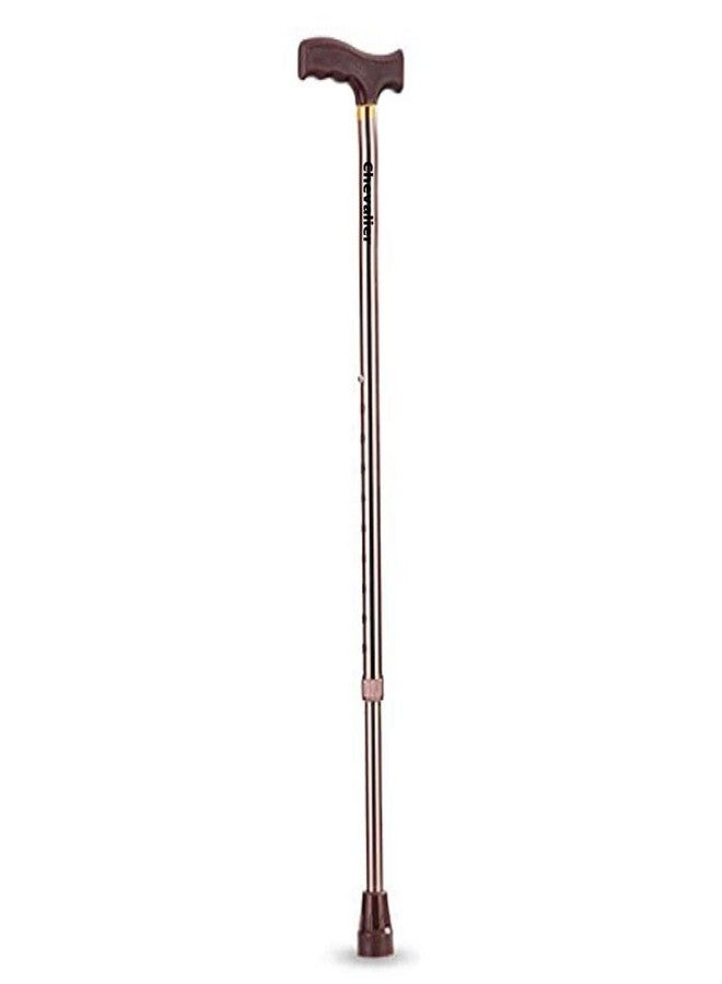 CHEVALIER Support Walking Stick/Cane for Old People Men/Women, Aluminium, Bronze - Image 2