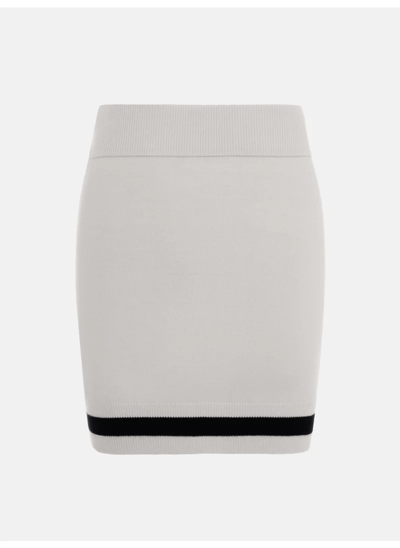 Lichi Knitted mini skirt with contrasting edging