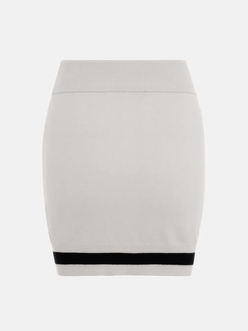 Lichi Knitted mini skirt with contrasting edging