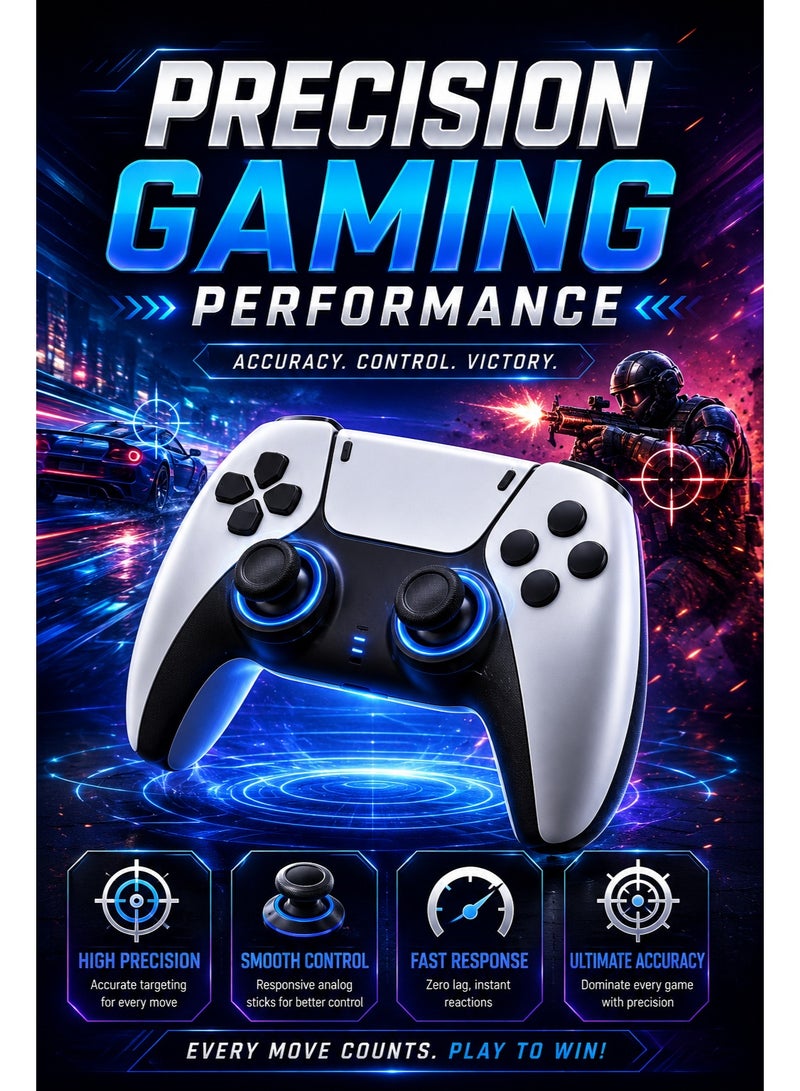 2.4G Wireless Controller Gamepad with 4K Game Stick Lite | Dual Controllers | Plug & Play TV Gaming Console - Image 4