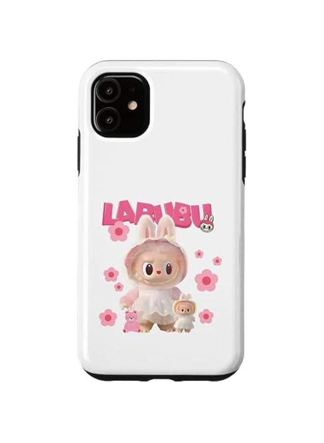 Arabest Funny Labubu Lover Cute Labubu The Monsters Pink Case for iPhone 11 - Image 1