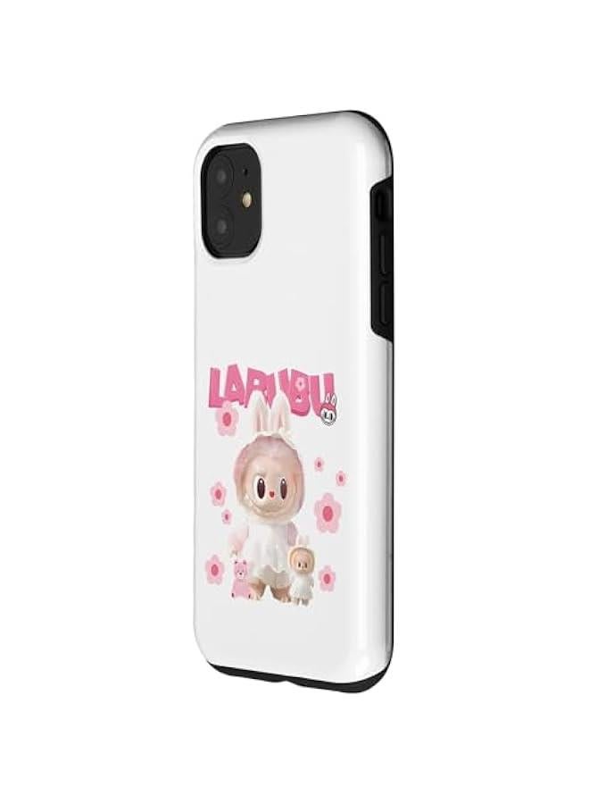 Arabest Funny Labubu Lover Cute Labubu The Monsters Pink Case for iPhone 11 - Image 2