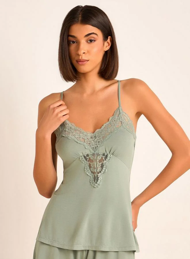 Splash FAV Pyjama Short Set Top Strappy & Shorts