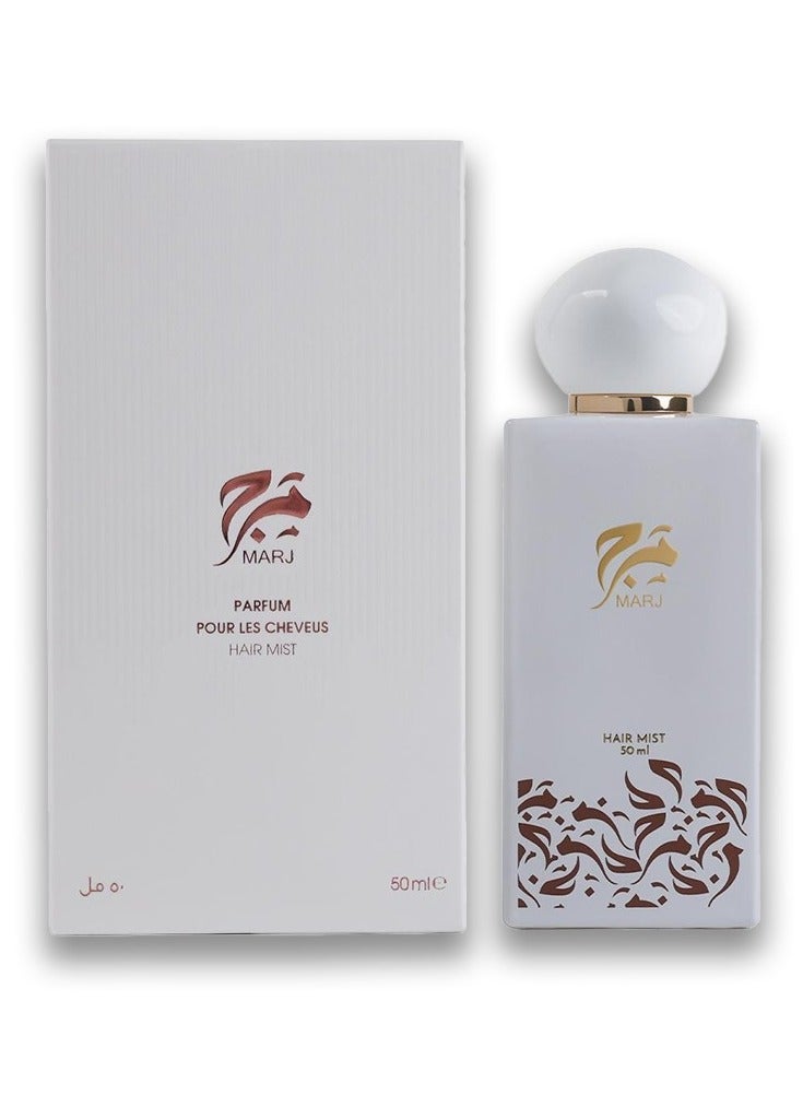 Ahmed Al Maghribi Marj Hair Mist- 50ml & Oud & Roses Hair Mist- 50ml & Rose Noir Hair Mist- 50ml Bundle - Image 2