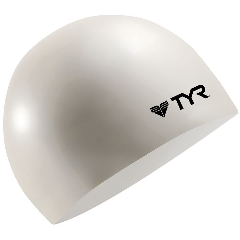 TYR Wrinkle Free Silicone Cap, White - Image 1