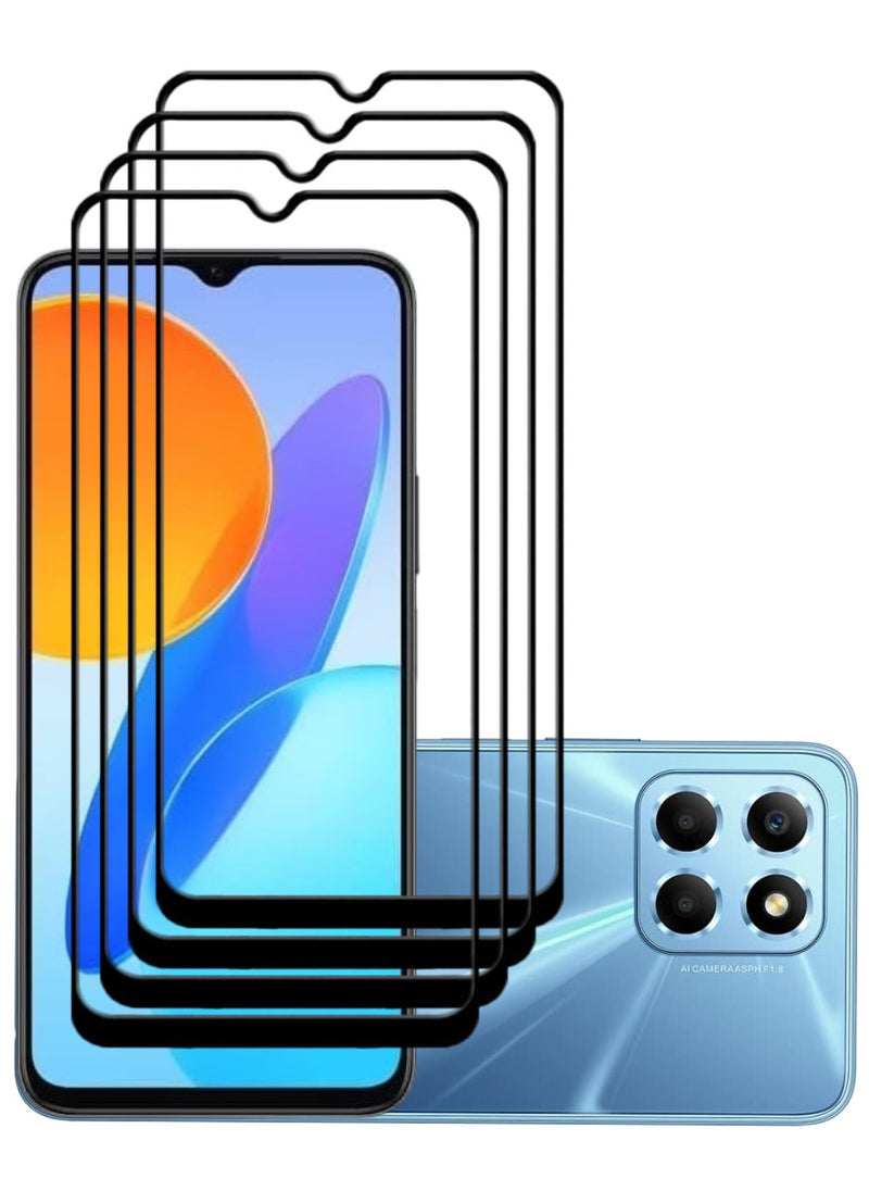 ACLIX 4 Pieces Antistatic ESD Dustproof Premium Quality High Definition Tempered Glass Screen Protector Designed For Honor X6 - Image 1