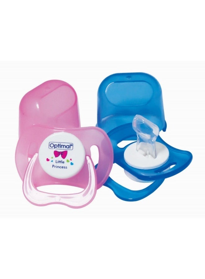 Optimal لهاية سيليكون مثالية للأطفال مع غطاء 0+ أزرق - Image 5