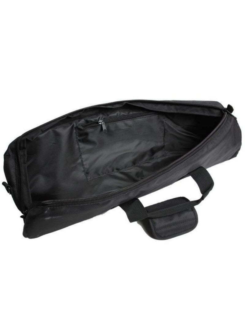 80cm Thickened Tripod Bag Padded Camera Monopod Tripod Carrying Case with Shoulder Strap Quick Release Buckles Fast Access Hook Zippered Pocket for Outdoor Photography Studio Kit Protection  - Image 2